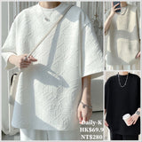 2025年 08月 1 日   DJSD A022 # HT25147  暗紋短袖Tee JJ