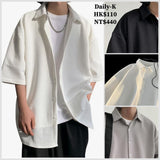 XZ 214-3 # CS013  暗紋短袖shirt JJ2