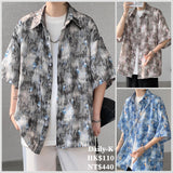 DSJD D232 # D157  花紋圖案短袖shirt JJ2