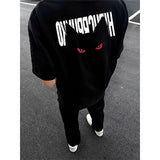 2025年 08月 1 日  WSY XZ809A# BBBT65   紅眼貓圖案短袖Tee JJ