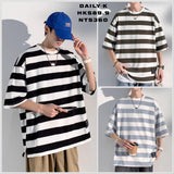DSJD A007 # T232   粗橫間短袖Tee  JJ2