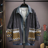 GUOJI 10736   #   8538  假兩件冷衫毛衣 JJ2