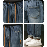 CHAOFENGHUI # K6011    兩側撞色間牛仔褲