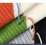 WANG- E  #  WE6206    拼色紋 圓領冷衫 JJ2