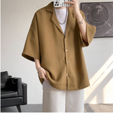 DSJD A059 # 7826   細格紋短袖 Shirt  JJ2