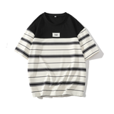 FJ-ZUOLONG #  506  拼橫間 短袖 Tee JJ
