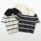 FJ-ZUOLONG #  506  拼橫間 短袖 Tee JJ