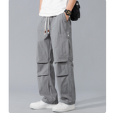 FJ- DINGDI# K26    兩側口袋工裝長 褲