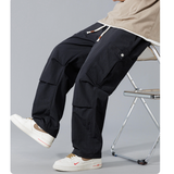 FJ- DINGDI# K26    兩側口袋工裝長 褲