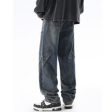 TANGCHAO# 335    折紋牛仔褲