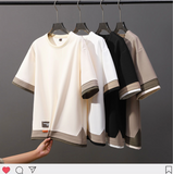 CANQI  #  8817  假兩件短袖Tee  JJ2