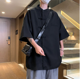 DSJD A141 #  C9068     唐裝風格短袖shirt JJ