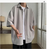 XZ 214-3 # CS013  暗紋短袖shirt JJ2