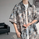 DSJD D232 # D157  花紋圖案短袖shirt JJ2