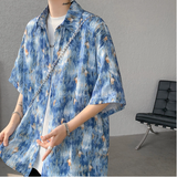 DSJD D232 # D157  花紋圖案短袖shirt JJ2