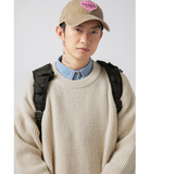 HANLU # K4092 暗紋長袖冷衫毛衣   JJ