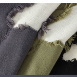 WANG-E #   WE24777  磨爛效果長袖冷衫 JJ2