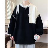 WANG E # WE24605     拼色冷衫 JJ2