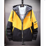 BT #     英文字 撞色連帽外套  JJ2