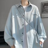 2025年 03月 1 日  DSJD A059 # CS1121    山峰圖案口袋長袖shirt JJ2