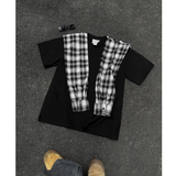 2025年 06月 1 日   DSJD A102 # 5XZ1022 連shirt衫效果短袖Tee JJ