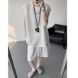 2025年 07月 1 日   DSJD A059 # TZ790   暗紋背心短褲套裝 JJ