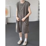 2025年 07月 1 日   DSJD A059 # TZ790   暗紋背心短褲套裝 JJ