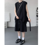 2025年 07月 1 日   DSJD A059 # TZ790   暗紋背心短褲套裝 JJ