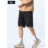 2025年 07月  1 日   MINGPAI# 2515     拼拉鍊口袋短褲