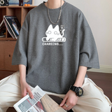 2025年 08月 1 日   WSY-DSJD C403A # T25227 充電貓圖案短袖Tee JJ