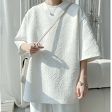 2025年 08月 1 日   DJSD A022 # HT25147  暗紋短袖Tee JJ