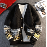 2025年 10月 1 日  JIKE# 9687   拼民族風開胸冷衫毛衣 JJ2