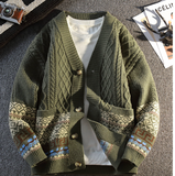 2025年 10月 1 日  JIKE# 9687   拼民族風開胸冷衫毛衣 JJ2