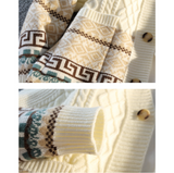 2025年 10月 1 日  JIKE# 9687   拼民族風開胸冷衫毛衣 JJ2