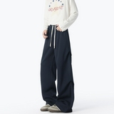 2025年 10月 1 日  QIANBAIWAN# K10196   折疊紋長褲