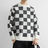 2025年 10月 1 日   TBK# Y1705   拼色格紋冷衫 JJ2