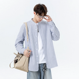 2025年 11月 1 日  DSJD A007 # C2270    立領間條shirt JJ