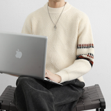 2025年 11月 1 日  TBK # Y1721    手袖間條紋長袖冷衫毛衣 JJ2