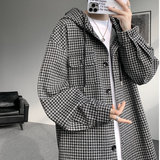 2025年 11月 1 日   DSJD A059  #  CS1167   連帽細格紋長袖shirt JJ