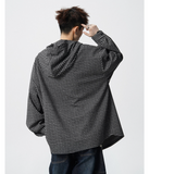 2025年 11月 1 日   DSJD A059  #  CS1167   連帽細格紋長袖shirt JJ