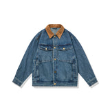 2025年 11月 1 日   XHP B032 # KDKJ526  撞色領牛仔外套 JJ