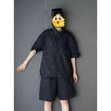 2025年 07月 1 日   DSJD A001# TZ5584  拉鍊shirt短褲套裝 JJ