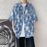 DSJD D232 # D157  花紋圖案短袖shirt JJ2