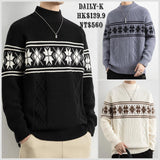 2025年 11月 1 日  WANG- E# WE25787    雪花紋半高領冷衫 JJ2