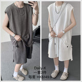 2025年 07月 1 日   DSJD A059 # TZ790   暗紋背心短褲套裝 JJ