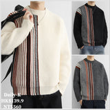 2025年 10月 1 日   TBK# Y1717   間條紋圓領冷衫 JJ2