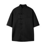 DSJD A141 #  C9068     唐裝風格短袖shirt JJ
