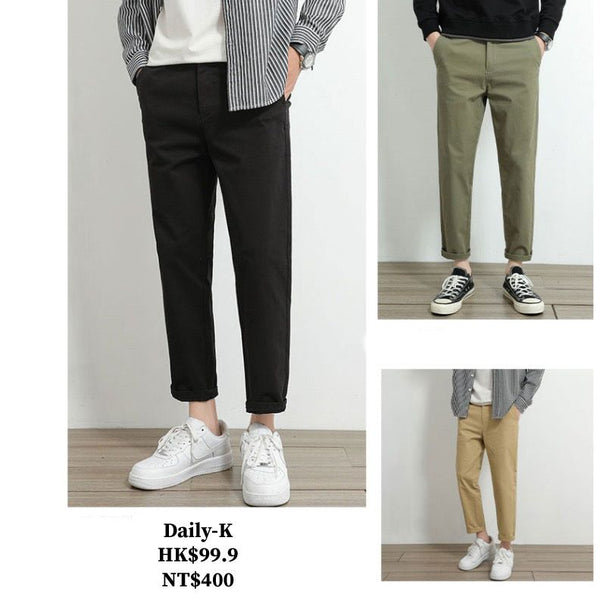 TUOPAI#CY95   修腳褲型休閒9分褲(2024年開始價錢 為 HK$110)