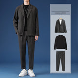 TUOPAI#K11  西裝外套   JJ, GUOYA#1676 半高領 毛衣 JJ2,TUOPAI#CY86  長褲  ,