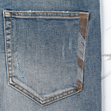 DISAISI#9051    修腳褲型洗水牛仔短褲